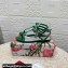 Dolce & Gabbana Patent leather Flat Thong sandals Green with chain and charm 2024