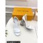 Louis Vuitton Crystal Heel 10cm Silhouette Sandals in Patent Leather White 2024