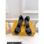 Louis Vuitton Crystal Heel 10cm Silhouette Sandals in Patent Leather Black 2024