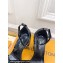 Louis Vuitton Crystal Heel 10cm Silhouette Sandals in Patent Leather Black 2024