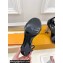 Louis Vuitton Crystal Heel 10cm Silhouette Sandals in Patent Leather Black 2024