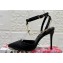 Dolce & Gabbana Heel 10.5cm Karung slingbacks Black with chain and charm 2024