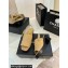 Chanel Lambskin Platform Sandals G45567 Beige 2024