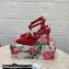 Dolce & Gabbana Heel 10.5cm Karung slingbacks Red with chain and charm 2024