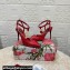 Dolce & Gabbana Heel 10.5cm Karung slingbacks Red with chain and charm 2024