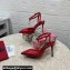 Dolce & Gabbana Heel 10.5cm Karung slingbacks Red with chain and charm 2024