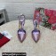 Dolce & Gabbana Heel 10.5cm Karung slingbacks Purple with chain and charm 2024