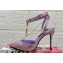 Dolce & Gabbana Heel 10.5cm Karung slingbacks Purple with chain and charm 2024