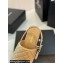 Chanel Lambskin Platform Sandals G45567 Beige 2024