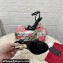 Dolce & Gabbana Heel 10.5cm Patent leather sandals Black with 3.5 heel 2024