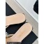 Chanel Crystal Quilting and CC Logo PVC Mules Beige 2024