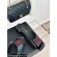 Chanel Crystal Quilting and CC Logo PVC Mules Black 2024