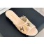 Chanel Crystal Logo Star and Heart PVC Mules Beige 2024