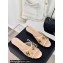 Chanel Crystal Logo Star and Heart PVC Mules Beige 2024
