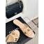 Chanel Crystal Logo Star and Heart PVC Mules Beige 2024