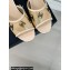 Chanel Crystal Logo Star and Heart PVC Mules Beige 2024
