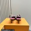 Louis Vuitton Heel 6cm Bow Vintage Slingback Pumps Black 2024