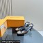 Louis Vuitton Heel 6cm Bow Vintage Slingback Pumps Brown 2024
