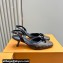 Louis Vuitton Heel 6cm Bow Vintage Slingback Pumps Brown 2024