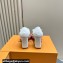Louis Vuitton Heel 8cm Buckle Vintage Sandals Red/White 2024