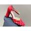 Louis Vuitton Heel 8cm Buckle Vintage Sandals Red 2024