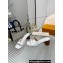 Louis Vuitton Calf leather LV Capri Heel Mules White 2024