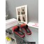 Versace Medusa Buckle Leather Flat Sandals in patent leather Red 2024