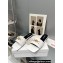 Versace Medusa Buckle Leather Flat Sandals in patent leather White 2024