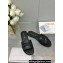Dior Dway Slides in Black Calfskin and Embroidered Cotton 2024