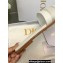 Dior Dway Slides in White Calfskin and Embroidered Cotton 2024