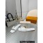 Louis Vuitton Calf leather LV Capri Flat Mules White 2024