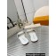 Louis Vuitton Calf leather LV Capri Flat Mules White 2024