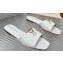 Louis Vuitton Calf leather LV Capri Flat Mules White 2024