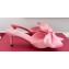 Valentino Heel 6cm Un Château Bow Mules Satin Pink 2024