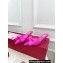 Valentino Heel 6cm Un Château Bow Mules Satin Fuchsia 2024