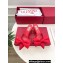 Valentino Heel 6cm Un Château Bow Mules Satin Red 2024