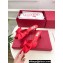 Valentino Heel 6cm Un Château Bow Mules Satin Red 2024