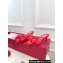 Valentino Heel 6cm Un Château Bow Mules Satin Red 2024
