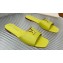 Louis Vuitton Calf leather LV Capri Flat Mules Yellow 2024