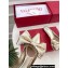 Valentino Un Château Bow Flat Mules Metallic Gold 2024