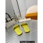 Louis Vuitton Calf leather LV Capri Flat Mules Yellow 2024