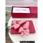 Valentino Un Château Bow Flat Mules Satin Pink 2024