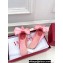 Valentino Un Château Bow Flat Mules Satin Pink 2024