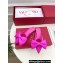 Valentino Un Château Bow Flat Mules Satin Fuchsia 2024