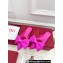 Valentino Un Château Bow Flat Mules Satin Fuchsia 2024