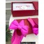 Valentino Un Château Bow Flat Mules Satin Fuchsia 2024