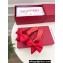 Valentino Un Château Bow Flat Mules Satin Red 2024