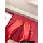 Valentino Un Château Bow Flat Mules Satin Red 2024