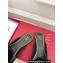 Valentino Un Château Bow Flat Mules Satin Black 2024