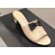 Chanel Lambskin & Grosgrain Heel Mules with Bow G45691 Beige 2024